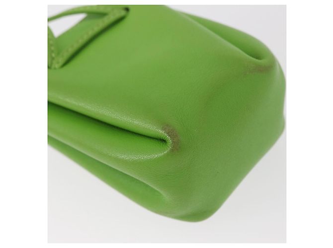 Hermès Bolso Vespa de cuero verde Auth BA8722 HERMES - vista 12