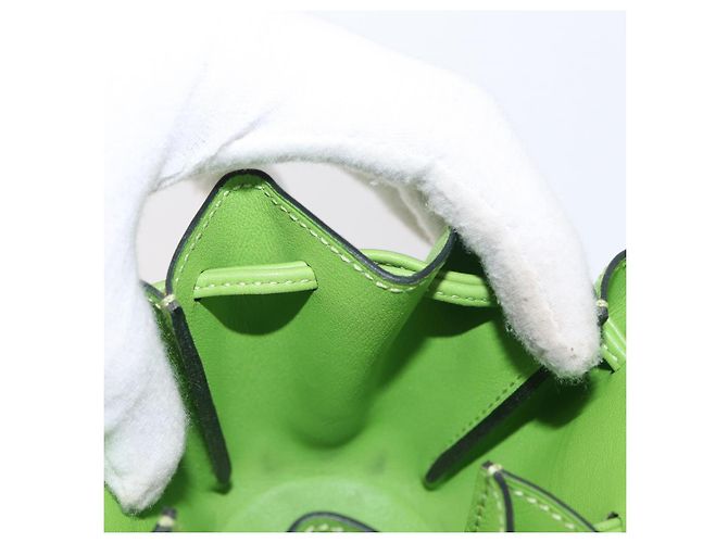 Hermès Bolso Vespa de cuero verde Auth BA8722 HERMES - vista 15