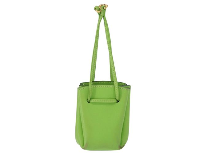 Hermès Bolso Vespa de cuero verde Auth BA8722 HERMES - vista 2