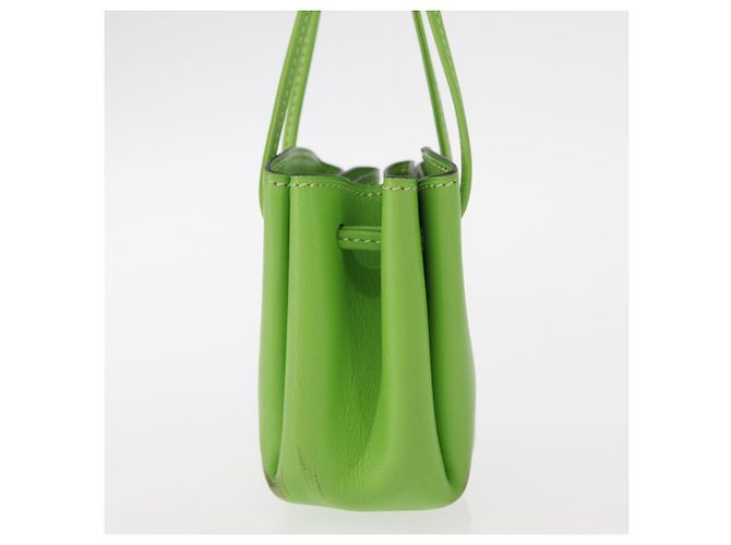 Hermès Bolso Vespa de cuero verde Auth BA8722 HERMES - vista 4