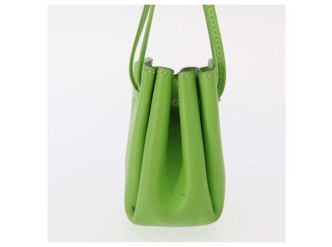 Hermès Bolso Vespa de cuero verde Auth BA8722 HERMES - vista 5
