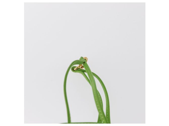 Hermès Bolso Vespa de cuero verde Auth BA8722 HERMES - vista 8