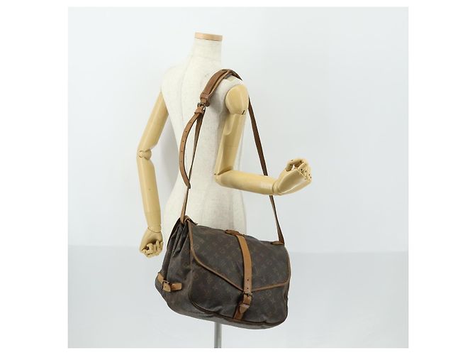 LOUIS VUITTON Borsa a Spalla Monogram Saumur 35 M42254 LV Auth bs31304 Monogramma - vista 26
