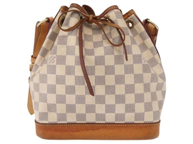 LOUIS VUITTON Borsa a Spalla Noe BB Damier Azur N41220 LV Auth 156346 - vista 13