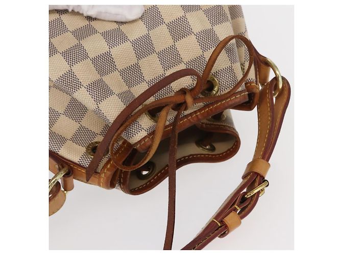 LOUIS VUITTON Borsa a Spalla Noe BB Damier Azur N41220 LV Auth 156346 - vista 6