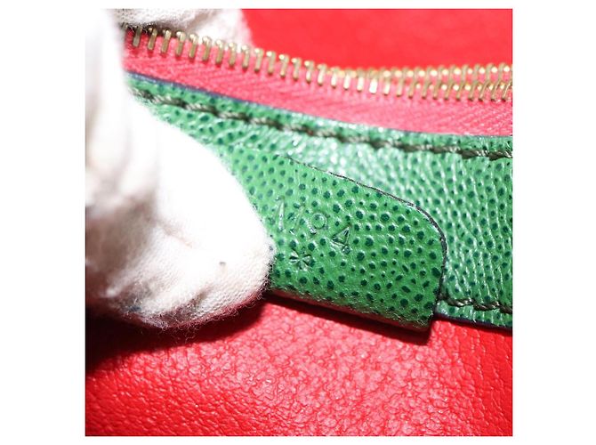 Céline Bolso de Hombro CELINE de Cuero Verde Dorado Auth 156882 - vista 22