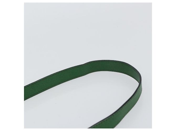 Céline Bolso de Hombro CELINE de Cuero Verde Dorado Auth 156882 - vista 8