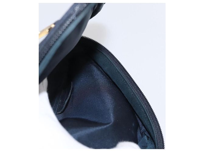 Christian Dior Trotter Canvas Satteltasche Navy Gold Auth 157216 Golden Marineblau - Ansicht 17