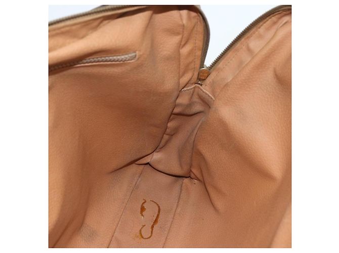 Céline Borsa da lavoro in tela Macadam CELINE PVC marrone oro Auth ti3555 D'oro - vista 18