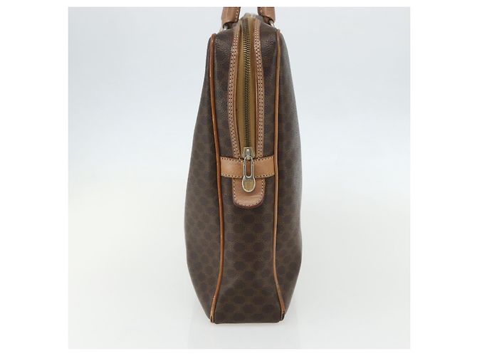 Céline Borsa da lavoro in tela Macadam CELINE PVC marrone oro Auth ti3555 D'oro - vista 4