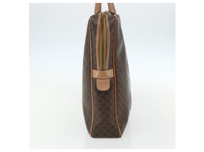 Céline Borsa da lavoro in tela Macadam CELINE PVC marrone oro Auth ti3555 D'oro - vista 5