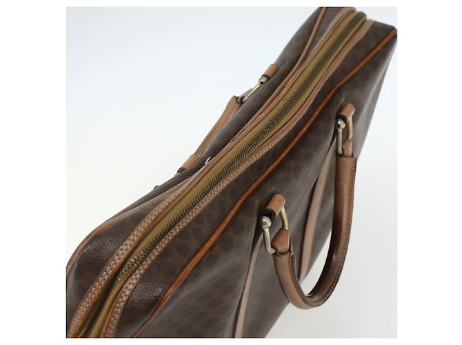 Céline Borsa da lavoro in tela Macadam CELINE PVC marrone oro Auth ti3555 D'oro - vista 6