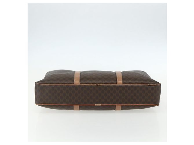 Céline Borsa da lavoro in tela Macadam CELINE PVC marrone oro Auth ti3555 D'oro - vista 9