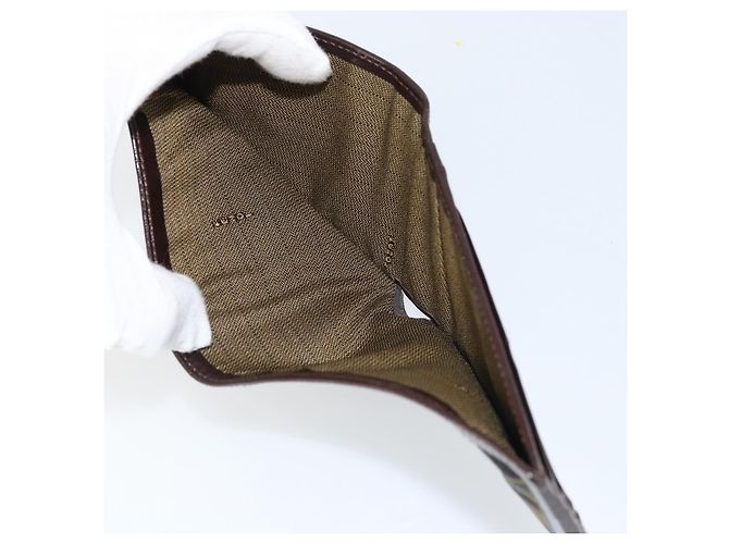 FENDI Zucca Canvas Geldbörse Schwarz Braun Auth am10042V - Ansicht 10