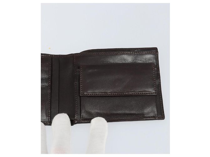 FENDI Zucca Canvas Geldbörse Schwarz Braun Auth am10042V - Ansicht 17