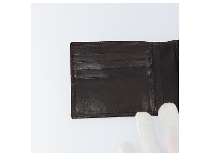FENDI Zucca Canvas Geldbörse Schwarz Braun Auth am10042V - Ansicht 18