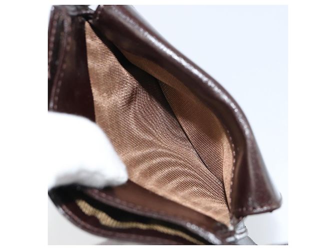 FENDI Zucca Canvas Geldbörse Schwarz Braun Auth am10042V - Ansicht 22