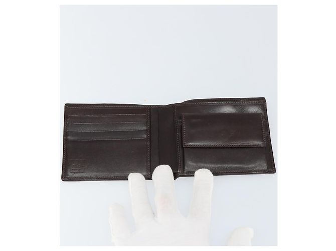 FENDI Zucca Canvas Geldbörse Schwarz Braun Auth am10042V - Ansicht 8