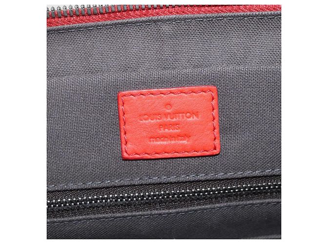 LOUIS VUITTON Borsa Porta Documenti da Viaggio Damier Infini N41143 Auth 156333 Arancione - vista 18