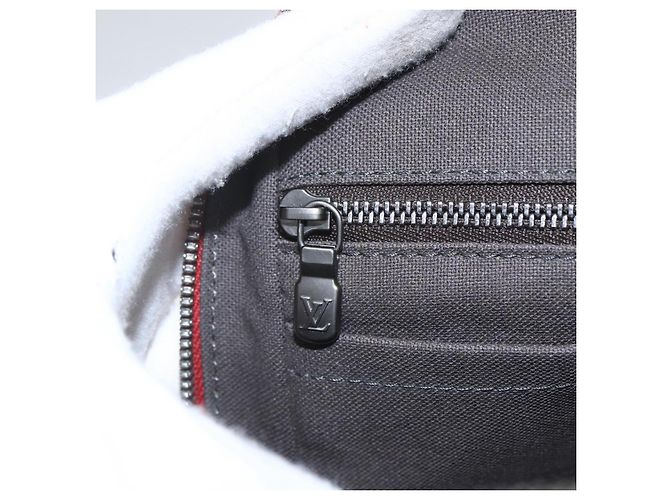 LOUIS VUITTON Borsa Porta Documenti da Viaggio Damier Infini N41143 Auth 156333 Arancione - vista 19