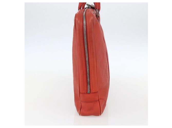 LOUIS VUITTON Borsa Porta Documenti da Viaggio Damier Infini N41143 Auth 156333 Arancione - vista 4