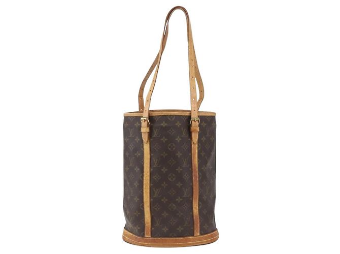 LOUIS VUITTON Bolsa de Ombro Monogram Bucket GM M42236 LV Auth 153687 Monograma - vista 13