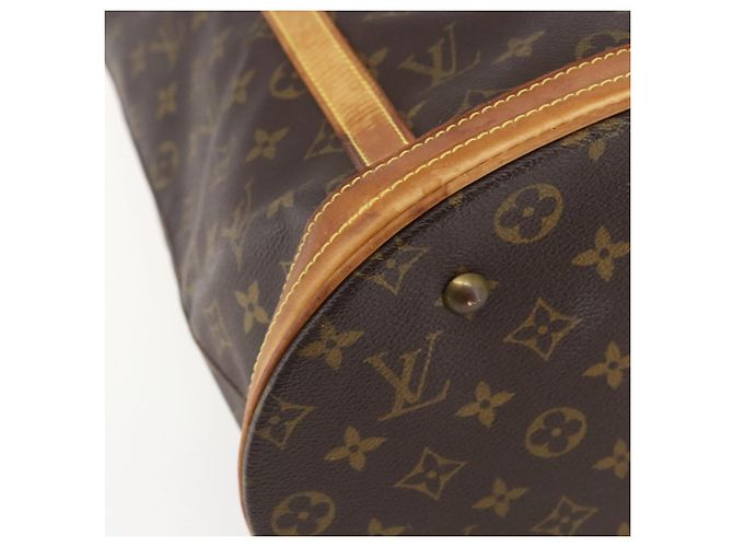LOUIS VUITTON Bolsa de Ombro Monogram Bucket GM M42236 LV Auth 153687 Monograma - vista 15