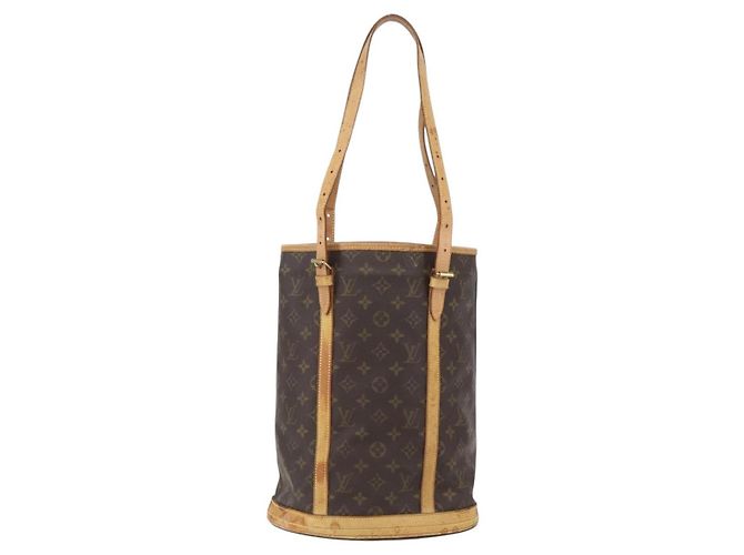 LOUIS VUITTON Bolsa de Ombro Monogram Bucket GM M42236 LV Auth 153687 Monograma - vista 2