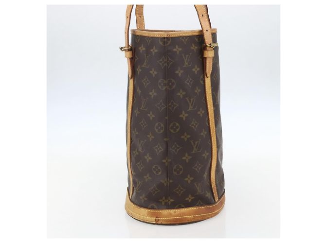 LOUIS VUITTON Bolsa de Ombro Monogram Bucket GM M42236 LV Auth 153687 Monograma - vista 3