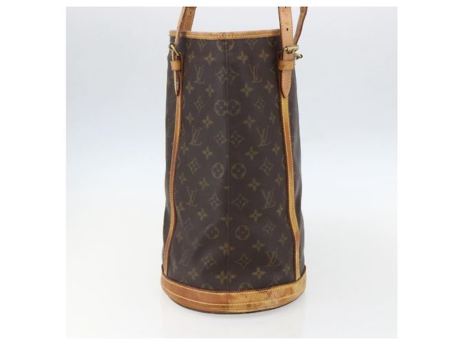 LOUIS VUITTON Bolsa de Ombro Monogram Bucket GM M42236 LV Auth 153687 Monograma - vista 4