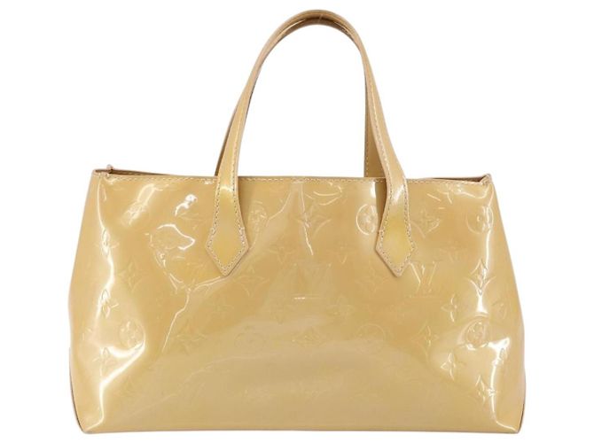 LOUIS VUITTON Borsa a Mano Vernis Wilshire PM Rose Flow Lantern M91642 Auth BA8608 - vista 2