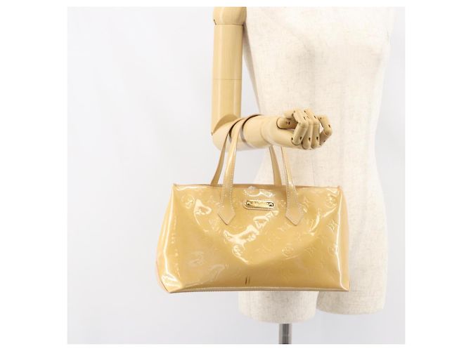 LOUIS VUITTON Borsa a Mano Vernis Wilshire PM Rose Flow Lantern M91642 Auth BA8608 - vista 23