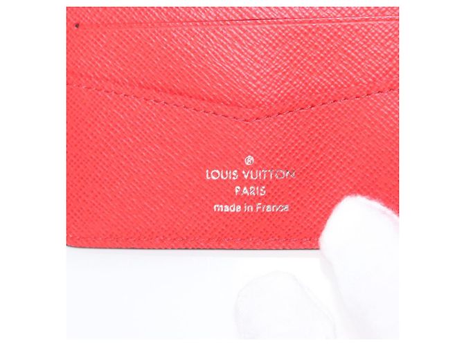 LOUIS VUITTON Epi Supreme Portafoglio Slender Rosso M67717 Auth 154943SM - vista 18