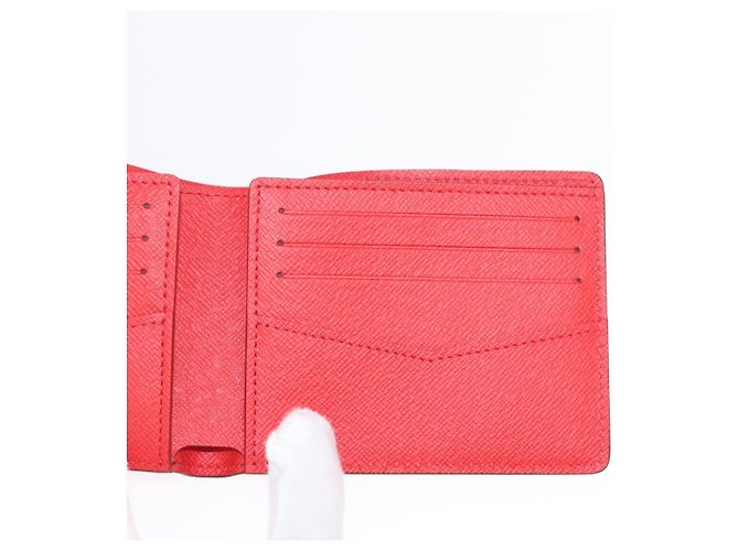 LOUIS VUITTON Epi Supreme Portafoglio Slender Rosso M67717 Auth 154943SM - vista 20