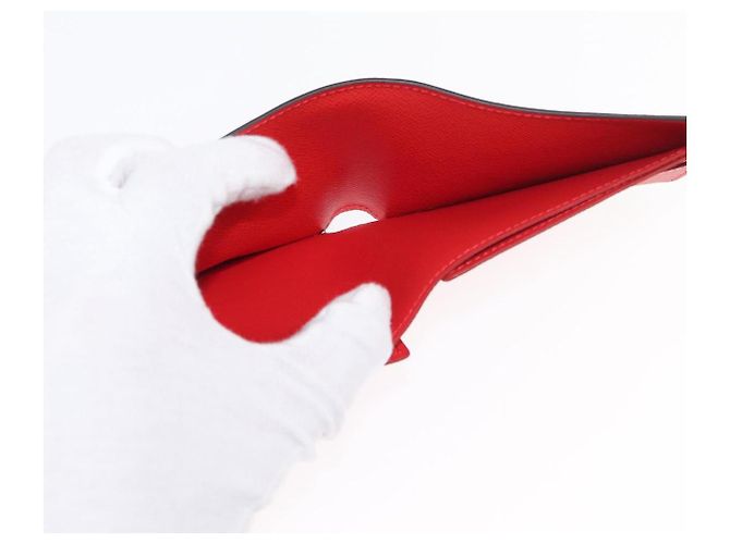 LOUIS VUITTON Epi Supreme Portafoglio Slender Rosso M67717 Auth 154943SM - vista 9