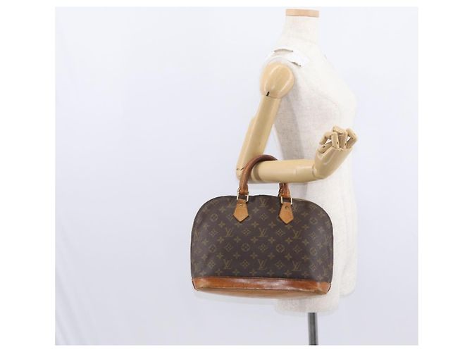 LOUIS VUITTON Borsa a Mano Monogram Alma M51130 LV Auth BA8321 Monogramma - vista 21