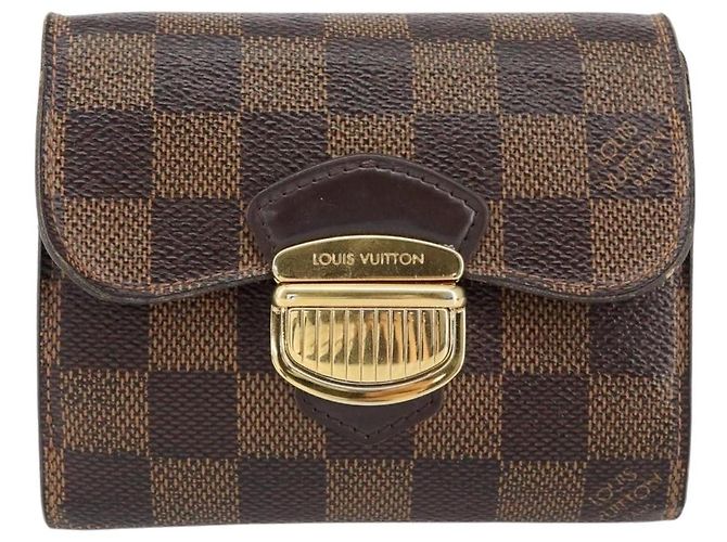 LOUIS VUITTON Cartera Joy Bifold Damier Ebene N60034 LV Auth bs31248 - vista 13