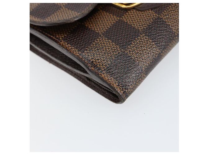 LOUIS VUITTON Cartera Joy Bifold Damier Ebene N60034 LV Auth bs31248 - vista 14