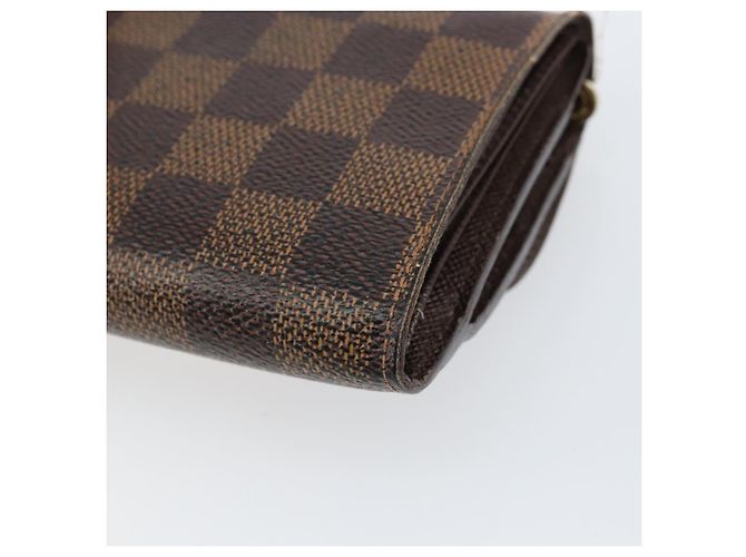 LOUIS VUITTON Cartera Joy Bifold Damier Ebene N60034 LV Auth bs31248 - vista 15