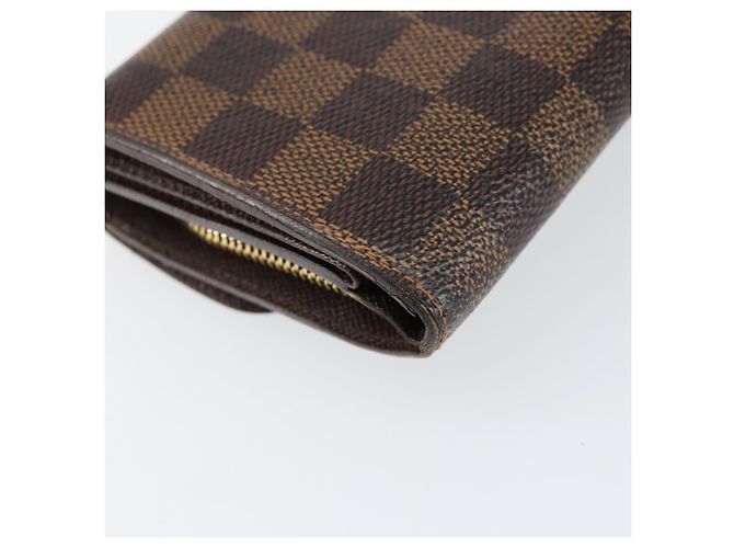 LOUIS VUITTON Cartera Joy Bifold Damier Ebene N60034 LV Auth bs31248 - vista 16