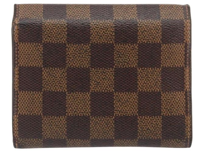 LOUIS VUITTON Cartera Joy Bifold Damier Ebene N60034 LV Auth bs31248 - vista 2