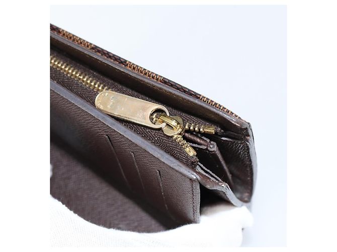 LOUIS VUITTON Cartera Joy Bifold Damier Ebene N60034 LV Auth bs31248 - vista 21