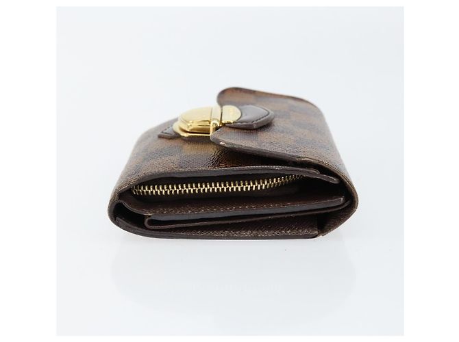 LOUIS VUITTON Cartera Joy Bifold Damier Ebene N60034 LV Auth bs31248 - vista 3