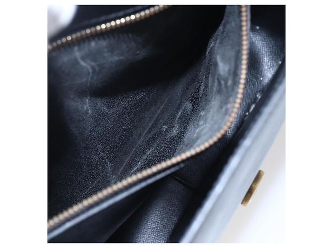LOUIS VUITTON Borsa a Spalla Epi Saint Cloud GM Nera M52192 LV Auth BA8328 Nero - vista 11