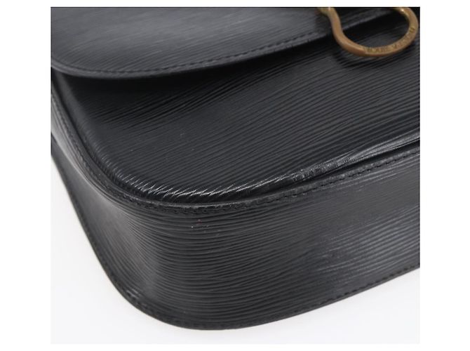 LOUIS VUITTON Borsa a Spalla Epi Saint Cloud GM Nera M52192 LV Auth BA8328 Nero - vista 15