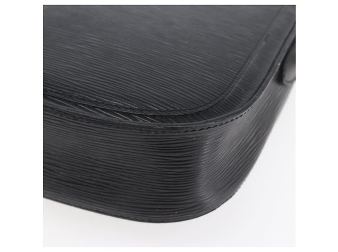 LOUIS VUITTON Borsa a Spalla Epi Saint Cloud GM Nera M52192 LV Auth BA8328 Nero - vista 16