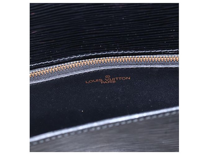 LOUIS VUITTON Borsa a Spalla Epi Saint Cloud GM Nera M52192 LV Auth BA8328 Nero - vista 21
