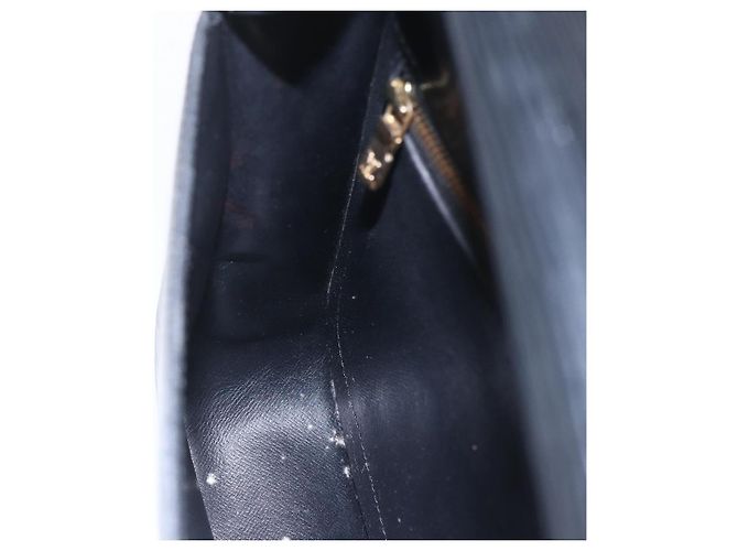 LOUIS VUITTON Borsa a Spalla Epi Saint Cloud GM Nera M52192 LV Auth BA8328 Nero - vista 24