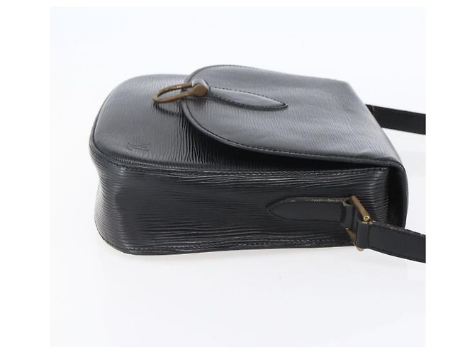 LOUIS VUITTON Borsa a Spalla Epi Saint Cloud GM Nera M52192 LV Auth BA8328 Nero - vista 4