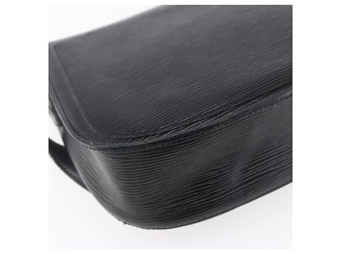 LOUIS VUITTON Borsa a Spalla Epi Saint Cloud GM Nera M52192 LV Auth BA8328 Nero - vista 9